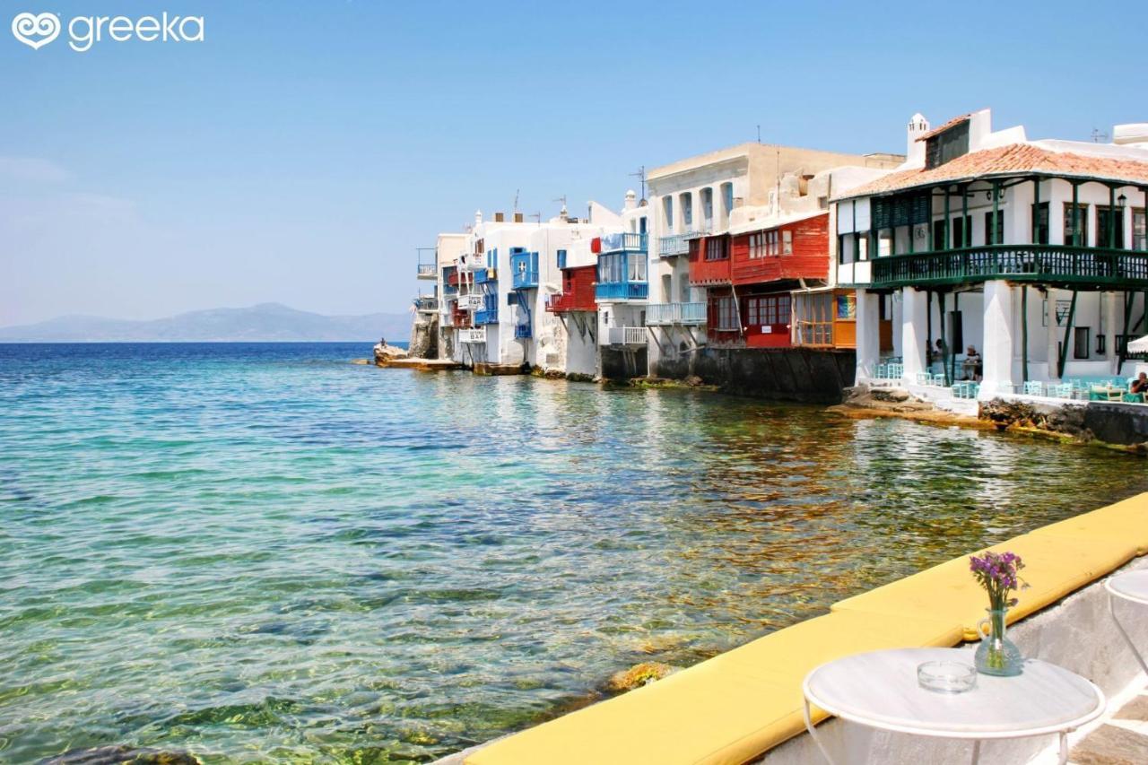 Mykonos Town Myconian Little Venice Elite Suites With Sea View מראה חיצוני תמונה